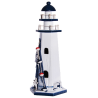 Phare  en bois et filet bleu haut 37 cm location