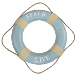 Bouée de sauvetage bleu...