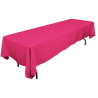 Nappe rectangulaire fuschia polyester 1.50x3m location