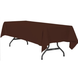 Nappe rectangulaire marron...