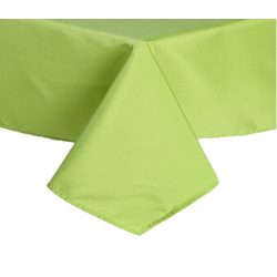 Nappe rectangulaire vert anis  polyester 1.50x3m location