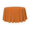 Nappe ronde polyester orange diam 270 location