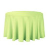 Nappe ronde polyester vert anis diam 270 location