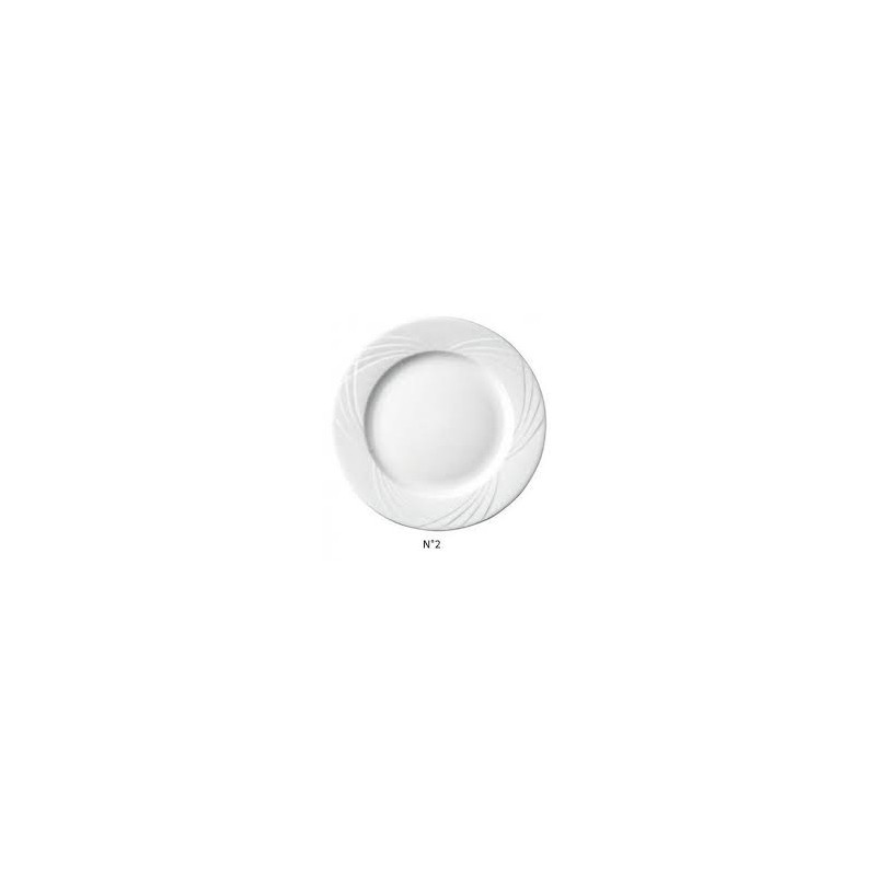 Assiette plate EUROPA porcelaine 27cm location