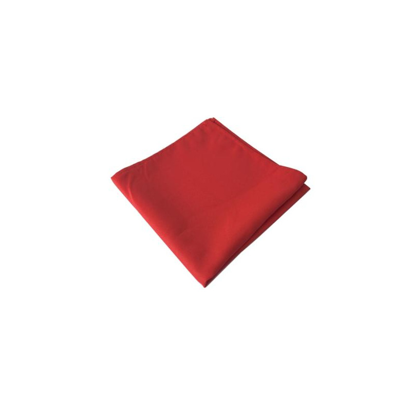 Serviette  tissus rouge polyester 40x40 cm location