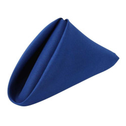 Serviette  tissus bleu roi...