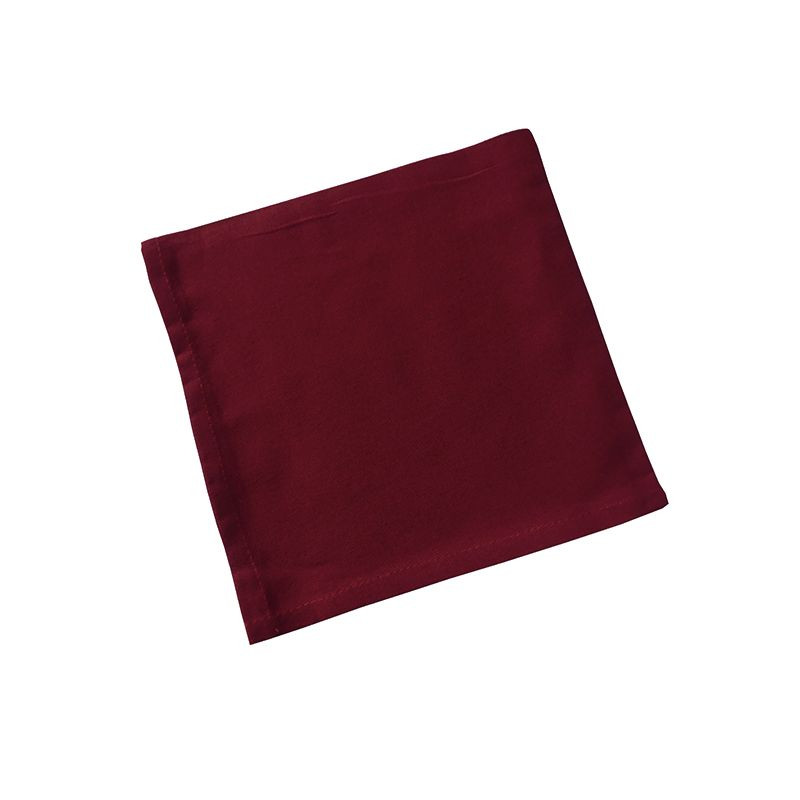 Serviette  tissus bordeaux polyester 50x50 cm location