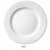 Assiette plate EUROPA porcelaine 24 cm location