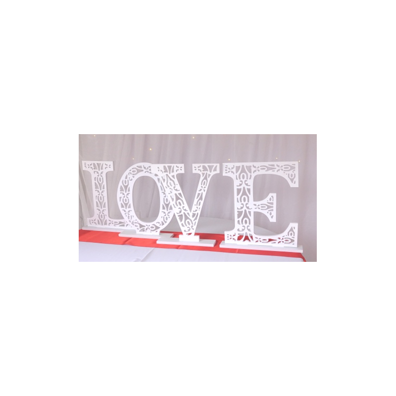 LOVE arabesque  pvc haut 52 cm location