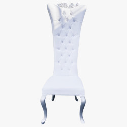 Fauteuil trône daya blanc...