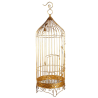 Cage vintage or haut 80 cm location