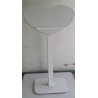 Pupitre blanc forme coeur  location