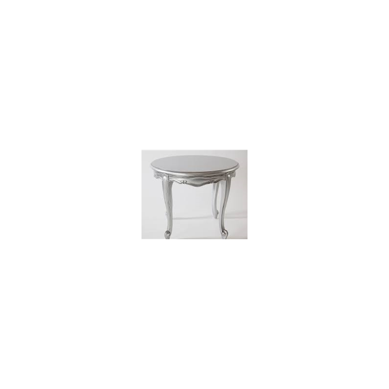Table basse gris argent Elisabeth location