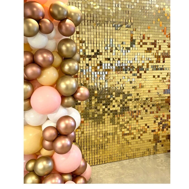 Mur sequin OR haut 2x1m location