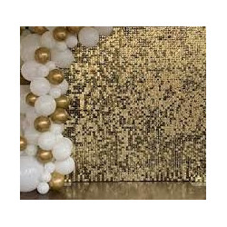 Mur sequin OR haut 2x1m location