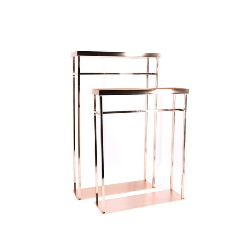 Centre de table rectangulaire FLORAL rose dold 60 CM location