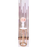 Sellette CARAT rose gold  40X40X90 CM location