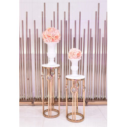 Sellette CARAT rose gold  40X40X90 CM location