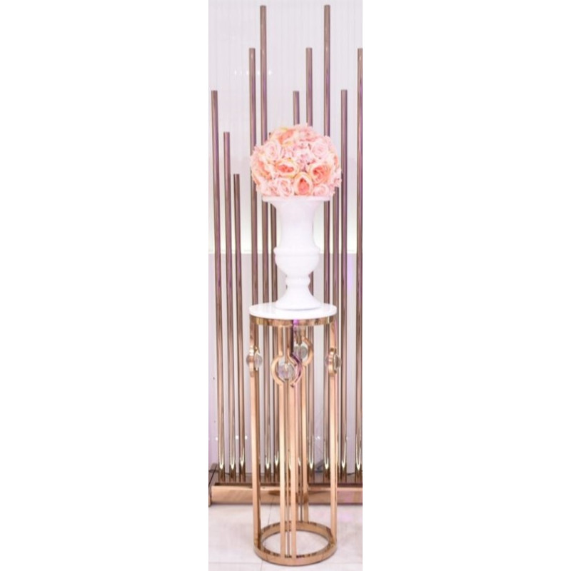 Sellette CARAT rose gold  40X40X120 CM location