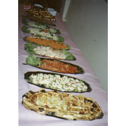 Plateau inox ovale 60 cm...