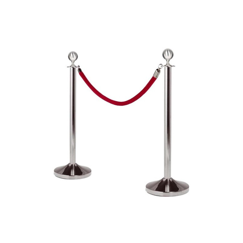 Potelet de guidage argent x 1 poteau 1M location