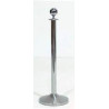 Cordon velours rouge argent x 1 pour potelet long 1.50 location