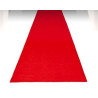 Vente de moquette ROUGE au mètre  x 1M de large VENTE